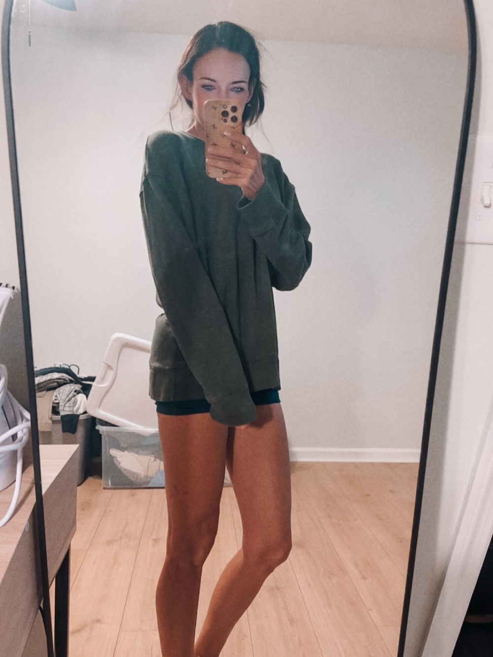 hunter green pullover sweater